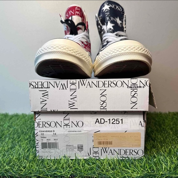 Converse J.W. Anderson x Chuck 70 Hi High Americana USA Red White Blue - Picture 10 of 13